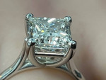 Captivating 14K Gold and 3.03 Carat Diamond Solitaire Engagement Ring