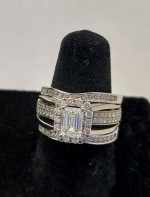 Diamond Engagement/Wedding Ring Set (new/unused)
