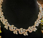 1 Austrian Crystal Stmt./Bib Necklace, 1 Vtg./Signed Coro Choker & 1 Velvet Bust