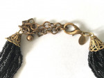 Chico’s Multi Strand Seed Bead and Brass Necklace