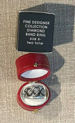 Diamind Band Ring-Size 6