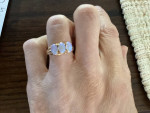 18K Yellow Gold 3 Opal Ring