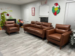 Top grain leather sofa and chairs ! Leather couches free delivery