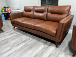 Top grain leather sofa and chairs ! Leather couches free delivery