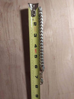 7 7/8 inch pure silver .999 bracelet