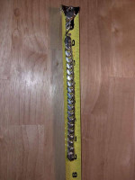 7 7/8 inch pure silver .999 bracelet