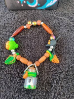 Spooky Pals, ghost in bottle bracelets.