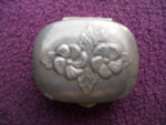 Sterling  Silver  Pill  Box.. 92.5 Silver .. XX Nice Condition