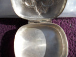 Sterling  Silver  Pill  Box.. 92.5 Silver .. XX Nice Condition