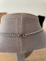 Stainless Steel Baseball Bats Cross Pendant Necklace with 10" chain