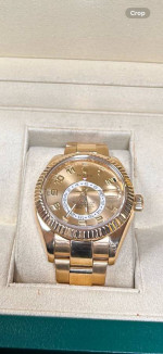 Yellow Gold Authentic Rolex 326938 42mm Oyster Perpetual Superlative Chronometer