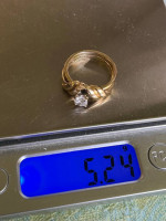 Gorgeous Love Story Brand 14k .50 Diamond Wedding Set
