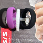NEW Weider women's silicone fitness rings purple white black XS/S 4-6