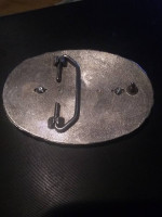 *1889 Morgan Western Silver Dollar ► BELT BUCKLE