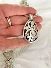 BRIGHTON Silver-Plated Contempo Teardrop Pendant Necklace - NEW