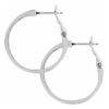 BRIGHTON Silver-Plated Contempo Hoop Earrings - NEW with tags