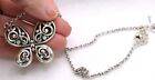BRIGHTON Silver-Plated Contempo Butterfly Crystal Pendant Necklace