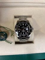 Authentic Rolex Submariner Date Black Ceramic Stainless Steel! WARRANTY