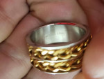 Spinner Ring Stainless Steel 10 1/4 Fidget Ring