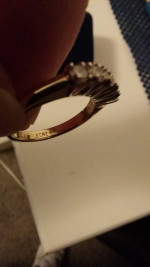 Diamond Ring in 14 kt gold in