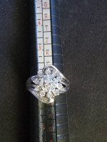 Sterling Silver Real Dimond Ring