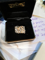 Mens 14k Solid Gold Nugget Ring