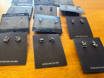 Sterling Silver Earrings 12 Pair All For $60