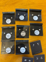 Sterling Silver Earrings 12 Pair All For $60