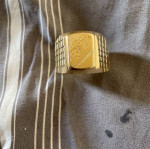 18k gold ring