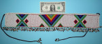 Vintage Handmade Zulu Beaded Belt  / Headdress