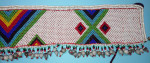 Vintage Handmade Zulu Beaded Belt  / Headdress