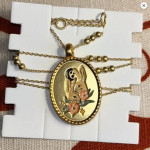 Fable Gemini rabbits zodiac astrology astrological gold necklace jewel