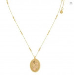 Fable Gemini rabbits zodiac astrology astrological gold necklace jewel