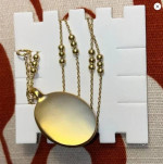 Fable Gemini rabbits zodiac astrology astrological gold necklace jewel