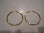Large 14K Gold Hoops