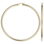 Large 14K Gold Hoops