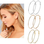 Large 14K Gold Hoops