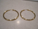 Large 14K Gold Hoops