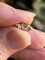 Delicate 14k Diamond Pending Necklace