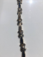 beautiful diamond and Sapphire gold breaclet