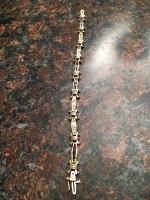 beautiful diamond and Sapphire gold breaclet
