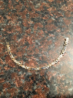 beautiful diamond and Sapphire gold breaclet