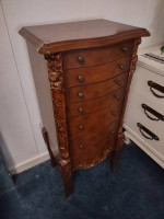 Powell Solid Wood Jewelry Armoire