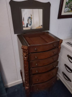 Powell Solid Wood Jewelry Armoire