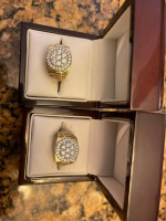 BEAUTIFUL LARGE MEN’S ROLEX STYLE 2 CARAT DIAMOND GOLD RING