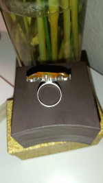Yellow flower ring