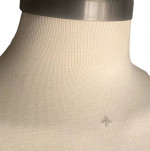 16” Diamond + Platinum Tiny Cross “Illusion” Necklace, Saks 5th Avenue