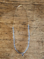 Neiman Marcus Tanzanite 14k GF Pendant Necklace