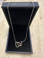 Swarovski Heart Necklace, Was A Gift, Never Used.