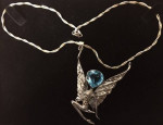 Topaz Sapphire FAIRY Pendant